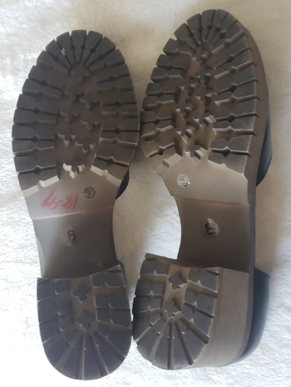 ARIZONA JEAN CO Black Mary Jane Block Heel Shoes Size 8 - Picture 7 of 9